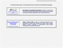 Tablet Screenshot of halorealty.com